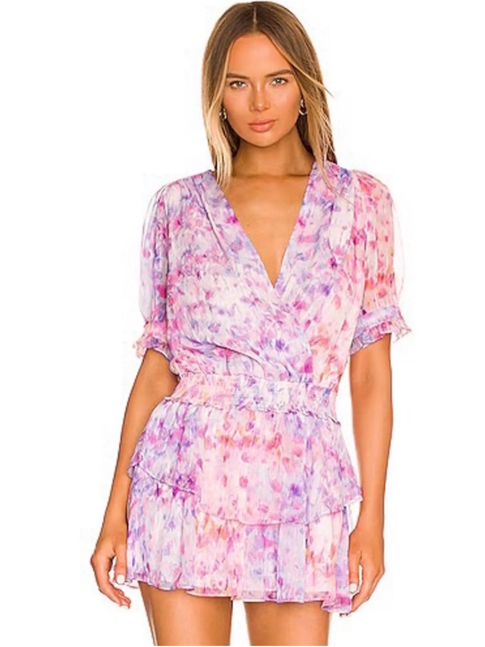 Amanda Uprichard Adriel Dress in Cotton Candy
